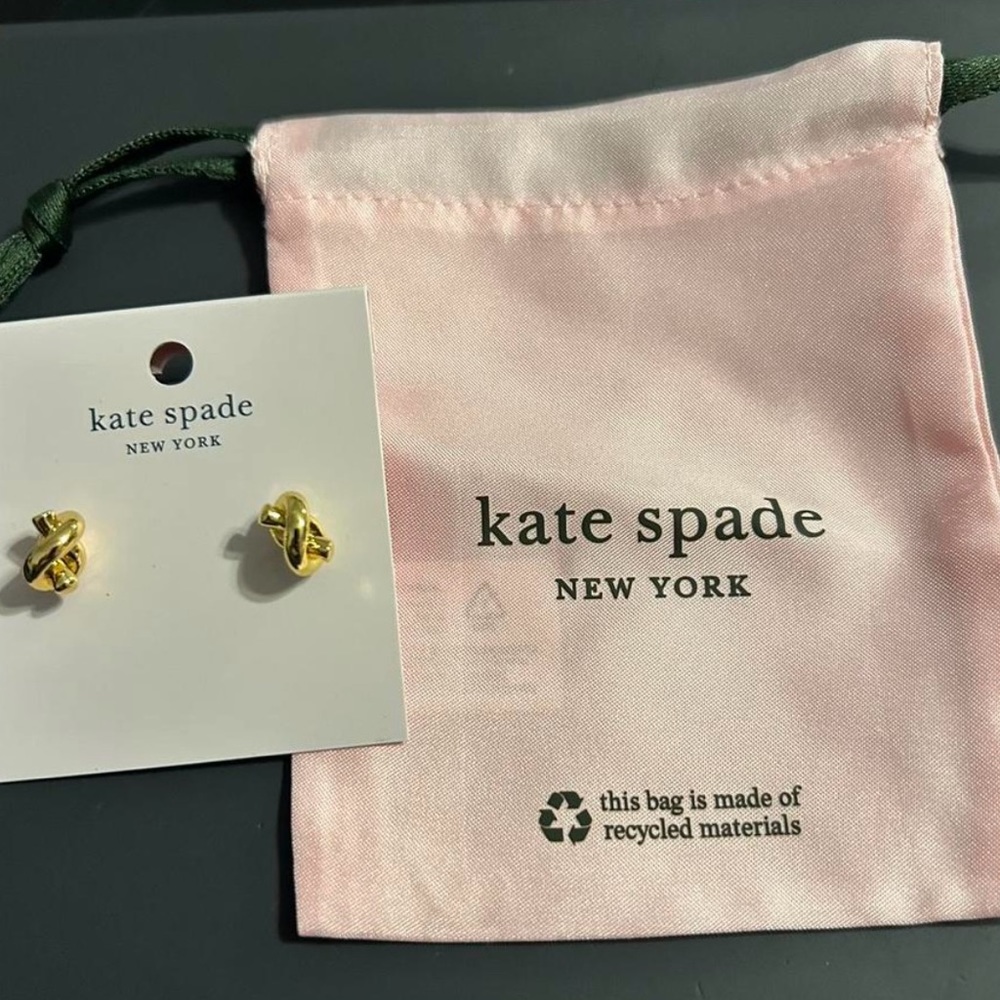 Kate Spade New York NWT sailor knot earrings